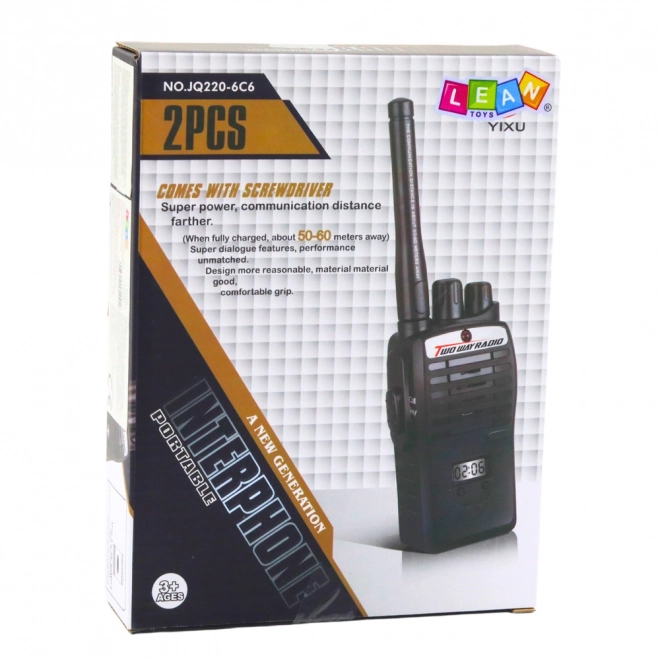 Sada Walkie Talkie pro děti s dosahem 50-60 m