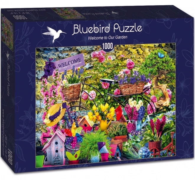 Puzzle Vítejte v naší zahradě 1000 dílků