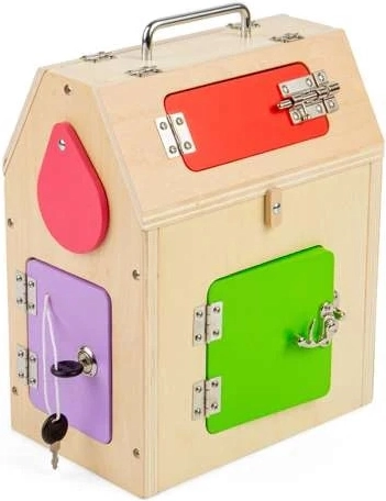 Bigjigs Toys Activity board Domeček pro děti