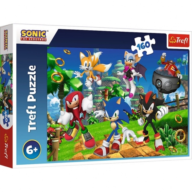 Puzzle 160 prvků Sonic a přátelé