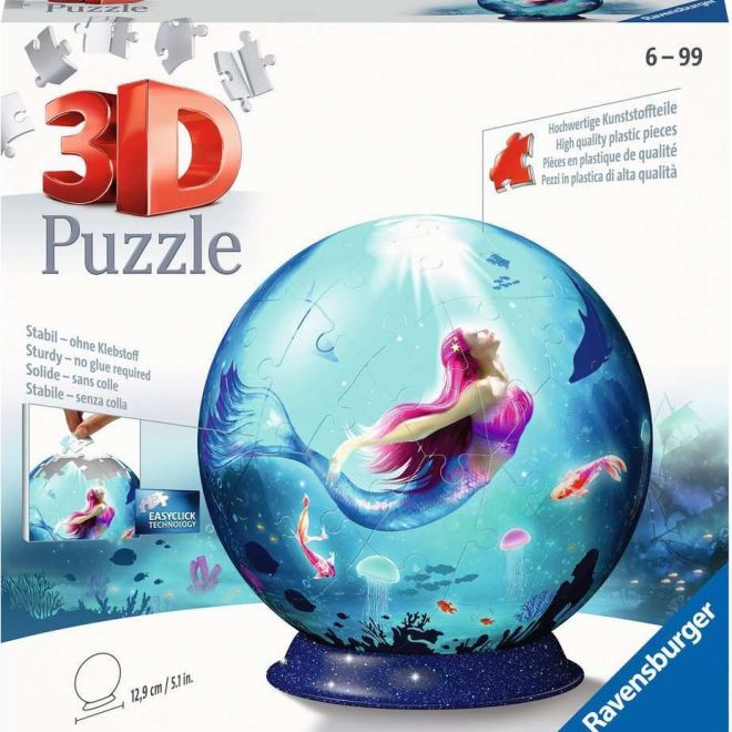 RAVENSBURGER Puzzleball Mořská panna 72 dílků
