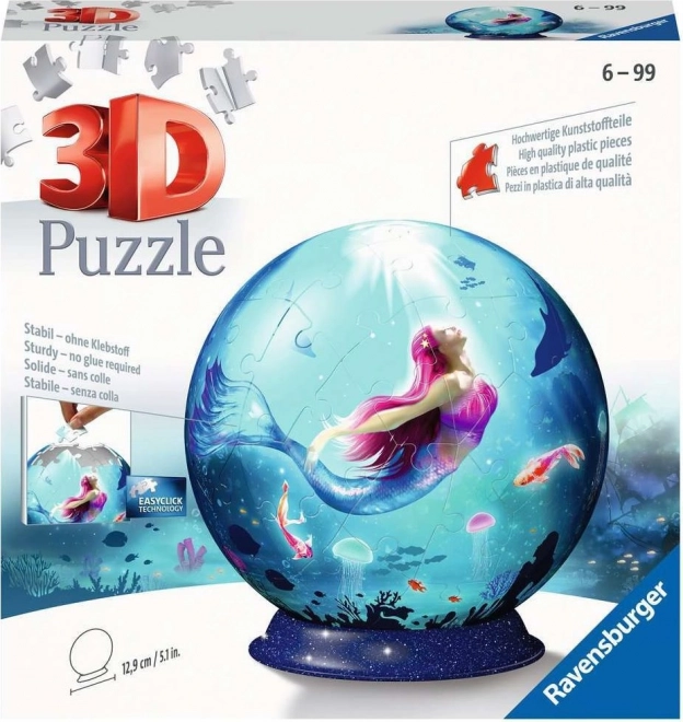 RAVENSBURGER Puzzleball Mořská panna 72 dílků