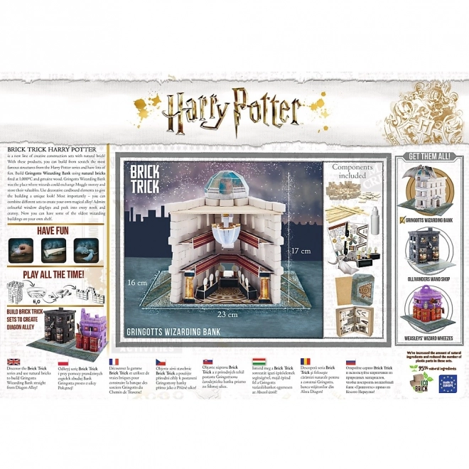 BRICK TRICK Harry Potter: Gringottova kouzelnická banka M 210 dílů