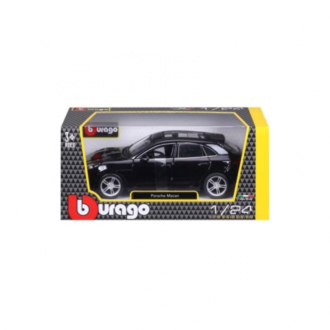 Bburago 1:24 Porsche Macan černé 18-21077