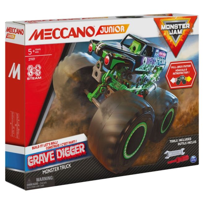 MECCANO Junior - Monster Jam Grave Digger Truck