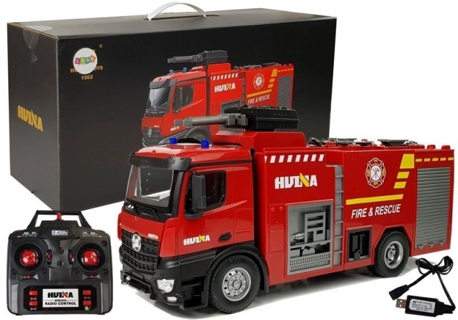 Dálkově ovládaný hasičský model 1:14 2,4GHz 1562 Huina