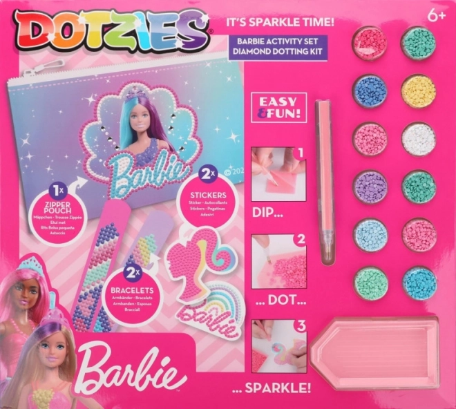 Sada aktivit Diamond Dotz Barbie