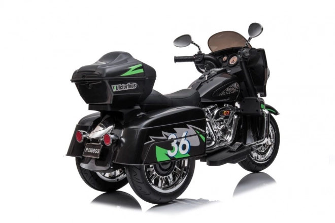 Tříkolový motocykl Goldwing na baterie Black