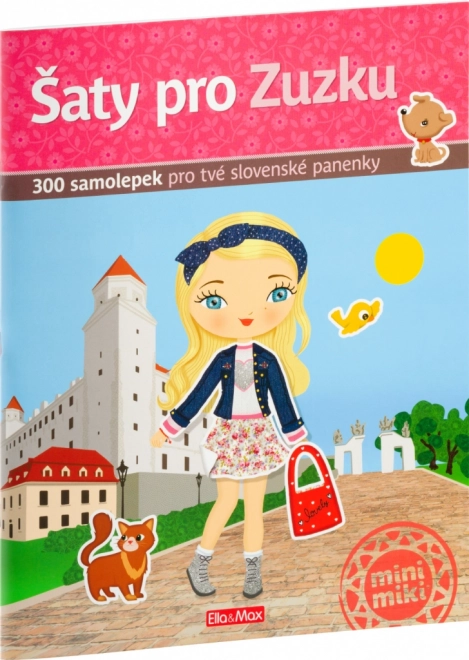 Šaty pro ZUZKU – Kniha samolepek