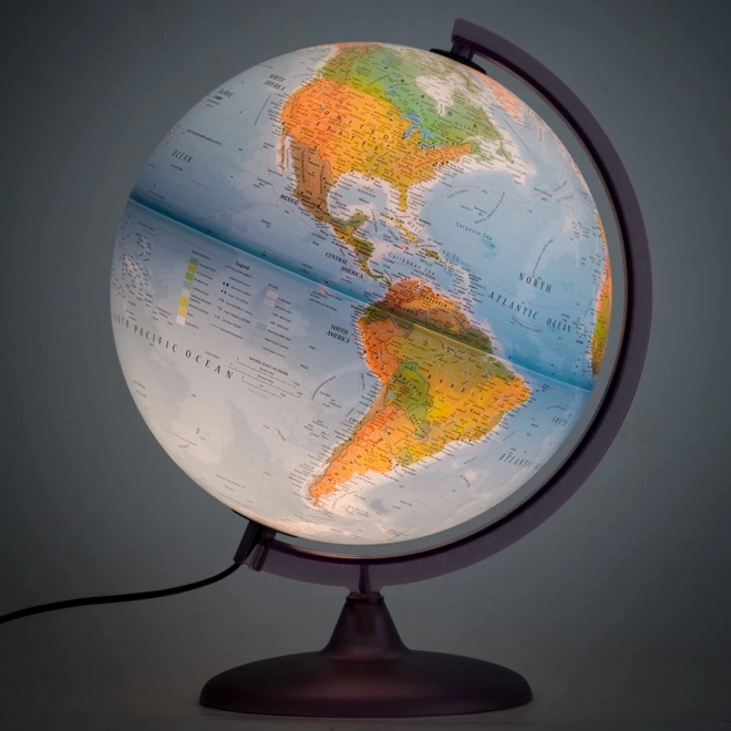 Dekorativní noční lampa globus 22cm