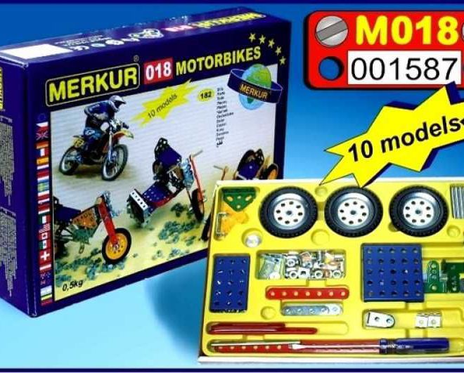 Merkur 018 Motocykly - 182 dílů