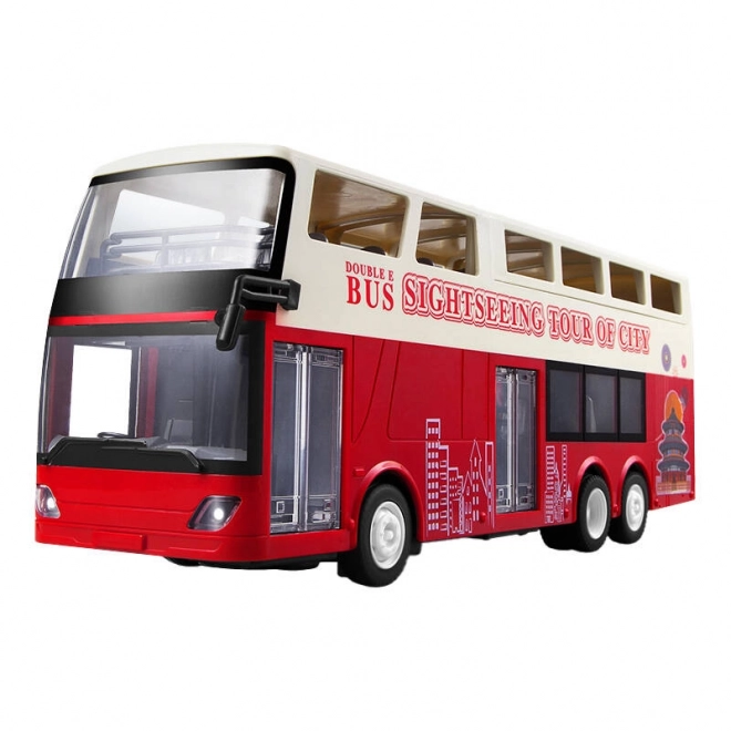 Dálkově ovládaný RC autobus 1:18 Double Eagle (červený) E640-003