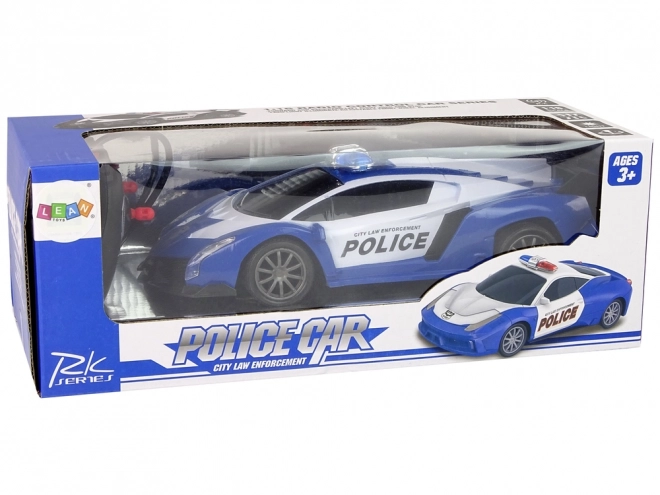 Policejní R/C závodní auto na dálkové ovládání + dobíjecí baterie