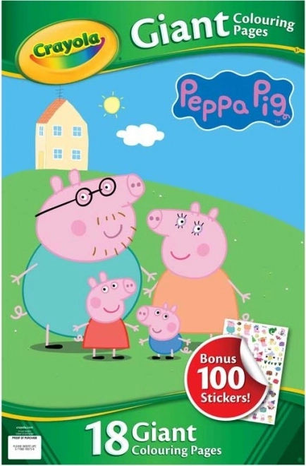 CRAYOLA Mega omalovánky Prásátko Peppa