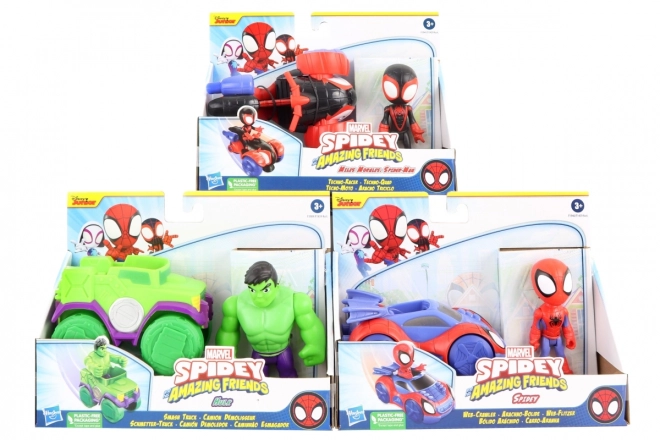Vozidlo a figurky Spider-Man pro dobrodružství