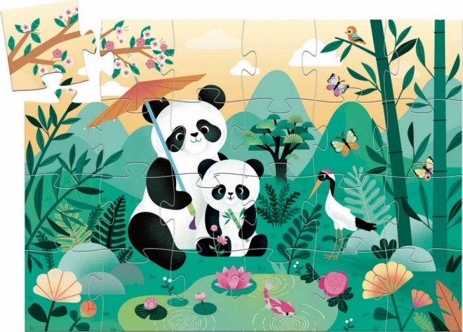 DJECO Puzzle Panda 24 dílků