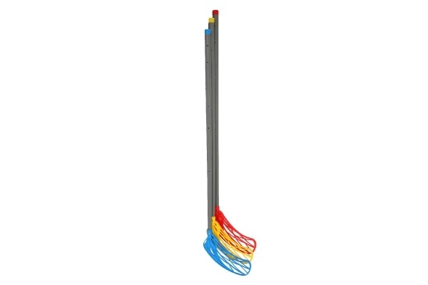 Hokejka florbalová plast 115cm 3 barvy v sáčku