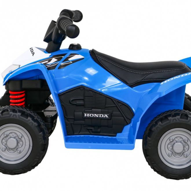 Čtyřkolka Honda 250X TRX s baterií Modrá + klakson + LED + eko kůže