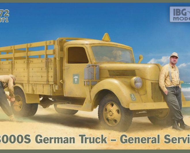 Plastikový model německého nákladního automobilu General service V3000 S
