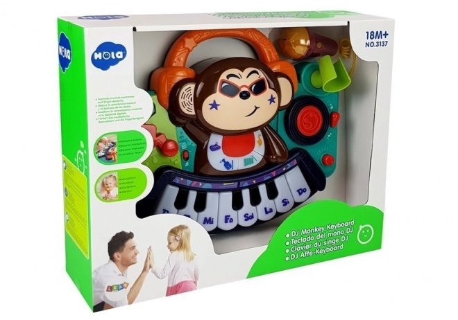 Interaktivní piano pro Baby DJ Monkey