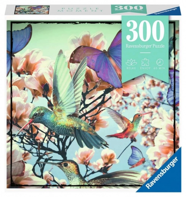 Puzzle 300 prvků Kolibřík a motýli