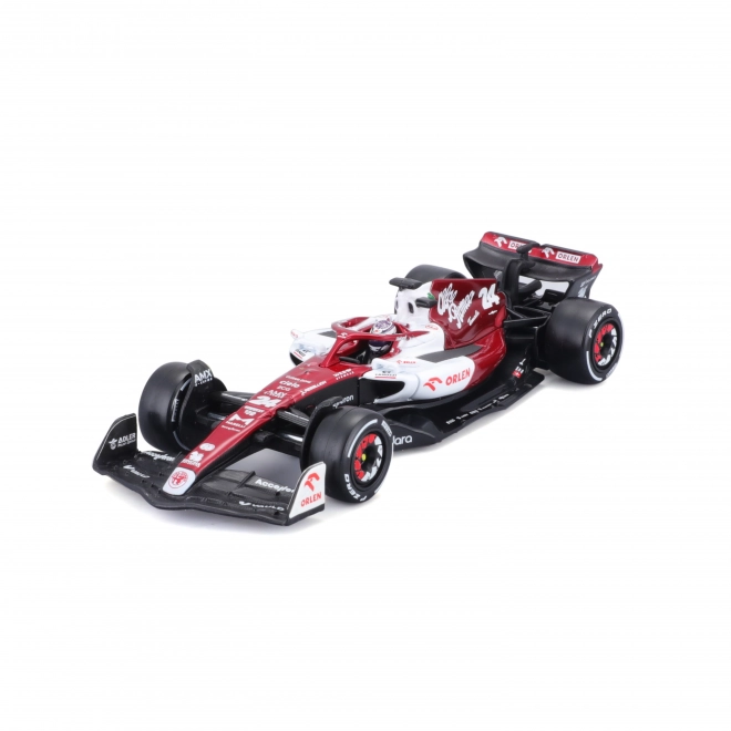 Bburago Formule 1 Alfa Romeo Orlen C42 2022 červeno-bílá