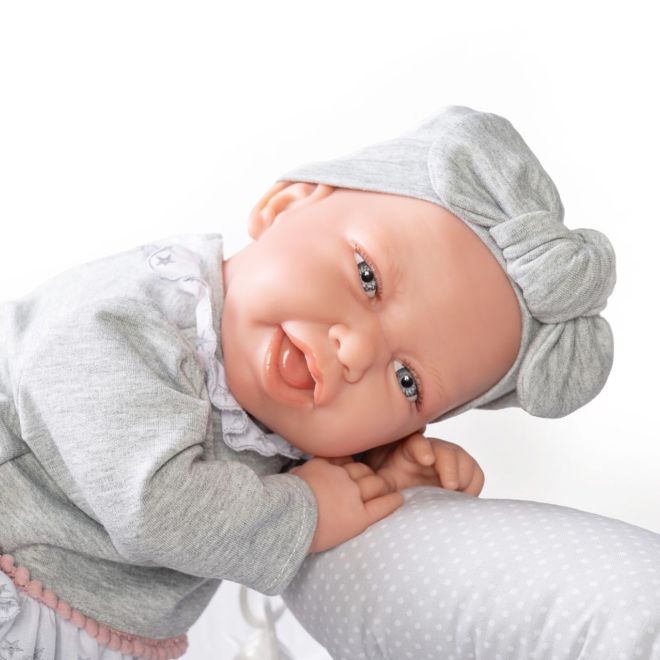 Antonio Juan 33228 CARLA - realistická panenka miminko s měkkým látkovým tělem - 42 cm