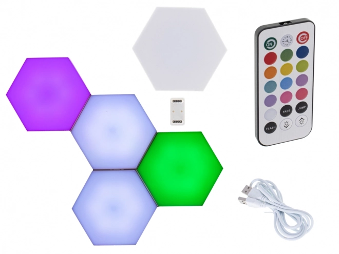 Nástěnná modulární LED lampa 5 ks