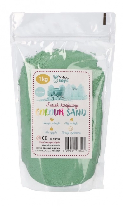 Kinetický písek ColourSand mint 1 kg