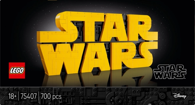 Lego Star Wars Logo z kostek