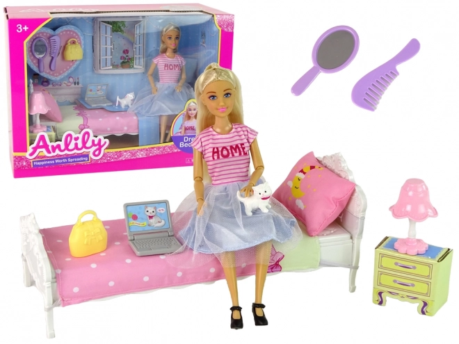 Anlily Doll v Příslušenství do ložnice Nábytek pro děti