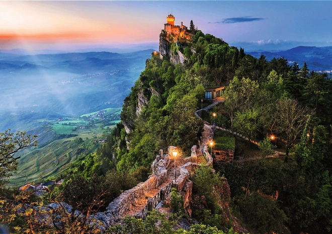 TREFL Puzzle Premium Plus Photo Odyssey: La Cesta, San Marino 1000 dílků