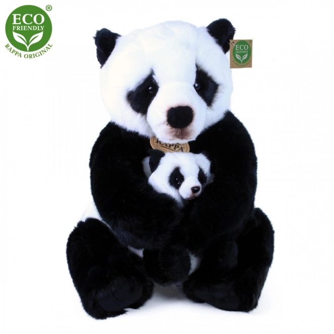 Rappa Plyšová panda s mládětem 27 cm ECO-FRIENDLY