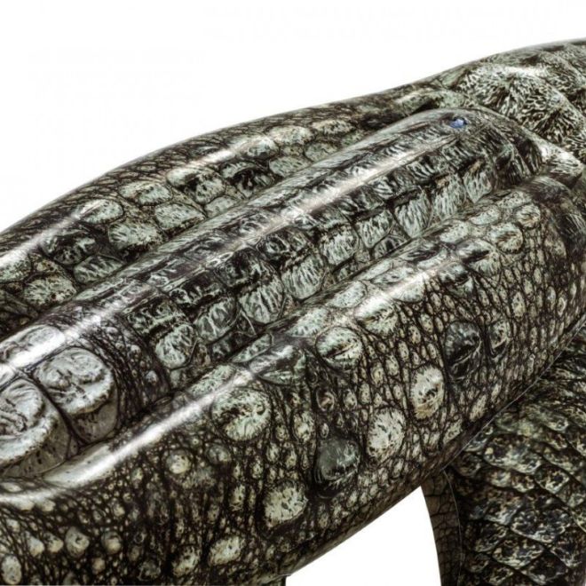 Nafukovací krokodýl s rukojetí 193 x 94 cm
