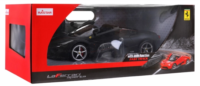 Ferrari LaFerrari Aperta černé RASTAR 1:14 model auta na dálkové ovládání + 2,4 GHz dálkové ovládání