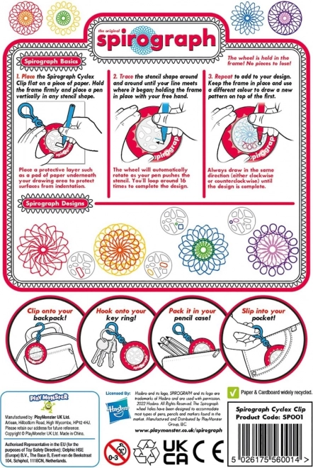 Přívěsek na klíče Spirograph® Cyclex 1ks