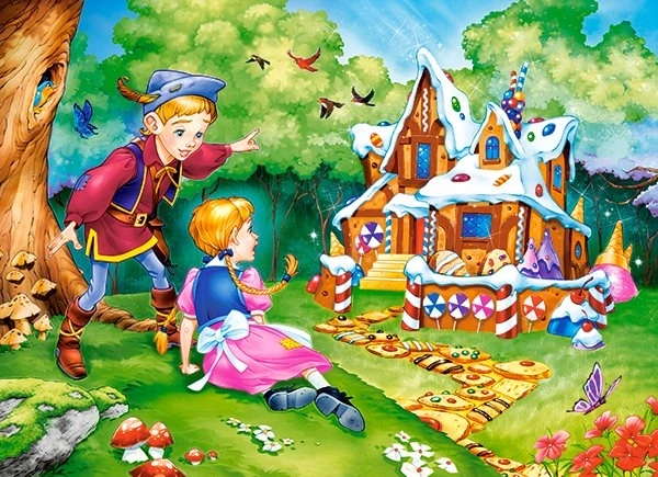 Puzzle Hansel a Gretel pro děti