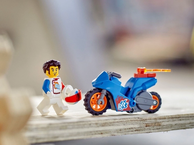 LEGO City 60298 Kaskadérská motorka s raketovým pohonem