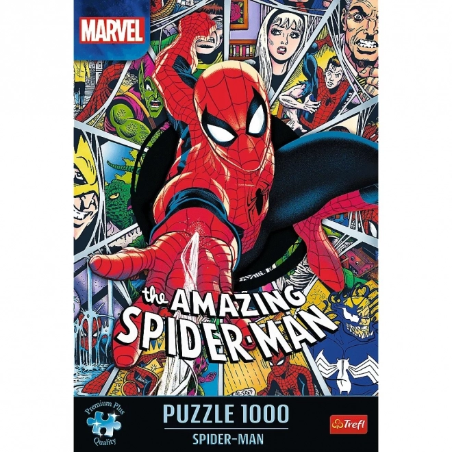 Puzzle 1000 dílků Premium Plus Spider-man