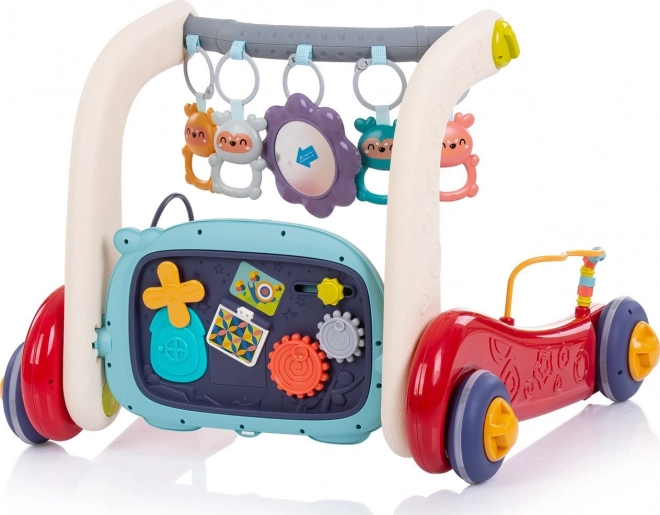 CHIPOLINO Baby Fitness Multicolor - Hrací podložka a chodítko 3v1