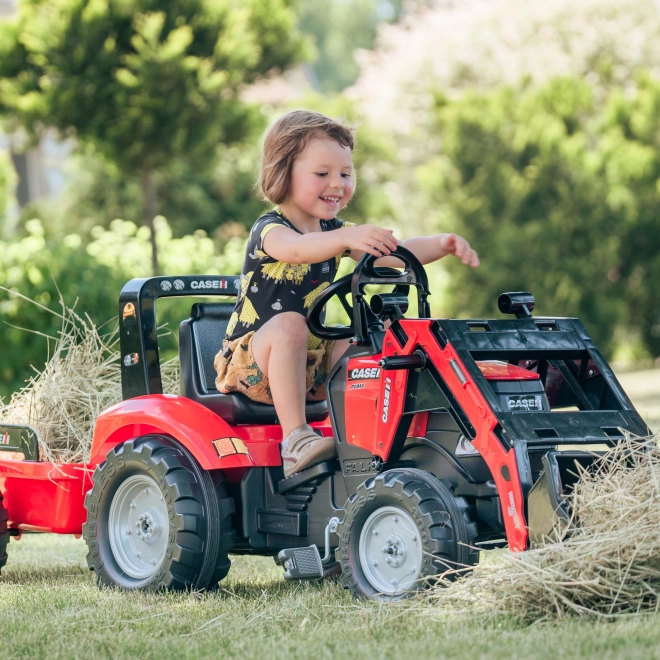 Traktor šlapací Case IH Puma 240CVX s valníkem a přední lžíc