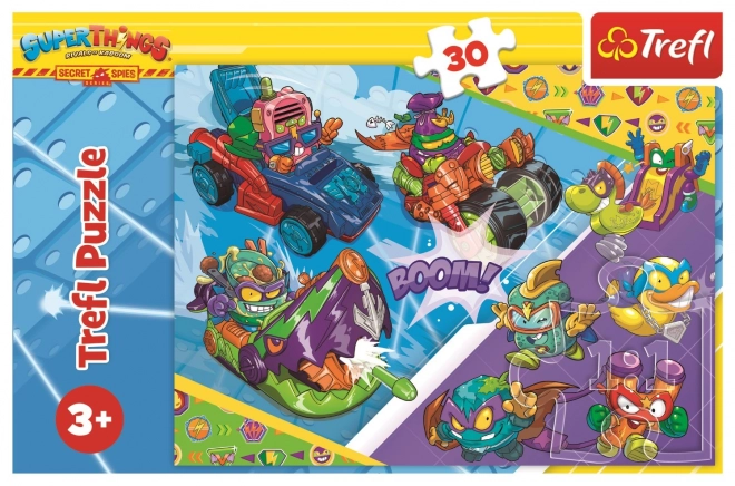 TREFL Puzzle Super Things: Parta super špiónů 30 dílků