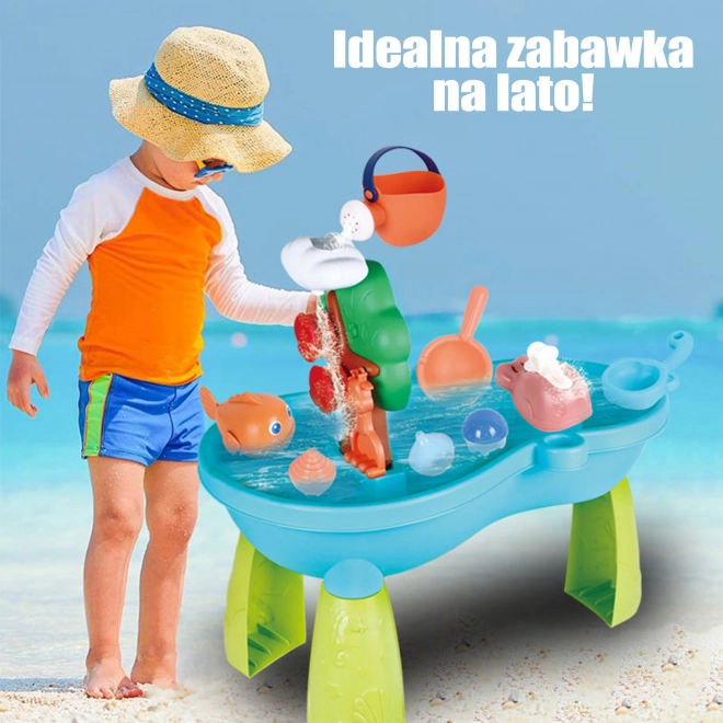 Woopie stolní vodní hra 2v1 s pískovištěm