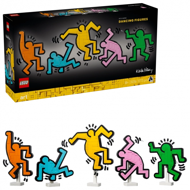 LEGO Art Keith Haring – Tančící postavy