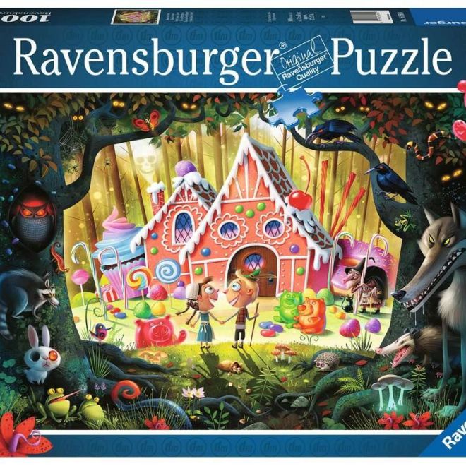 RAVENSBURGER Puzzle Jeníček a Mařenka (Perníková chaloupka) 1000 dílků