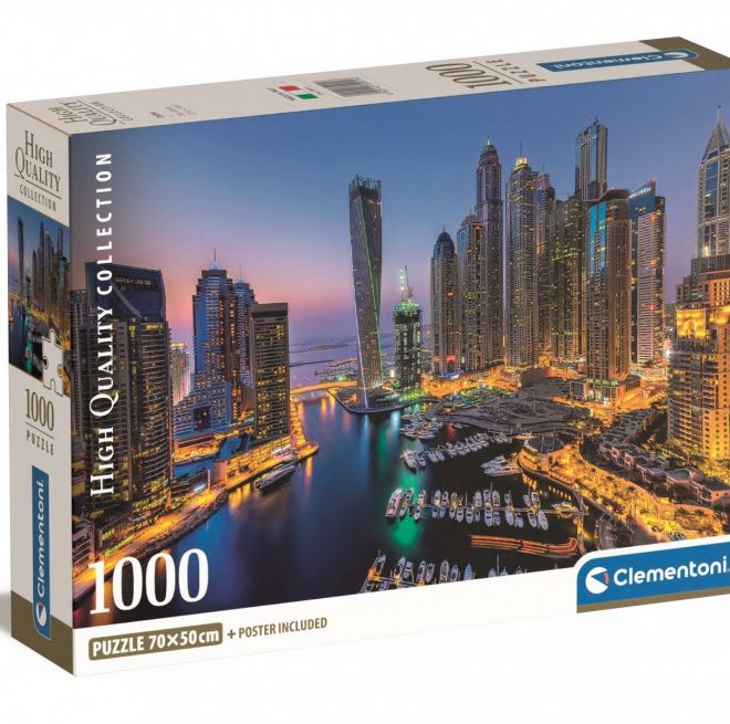 Puzzle 1000 dílků Kompaktní Dubaj