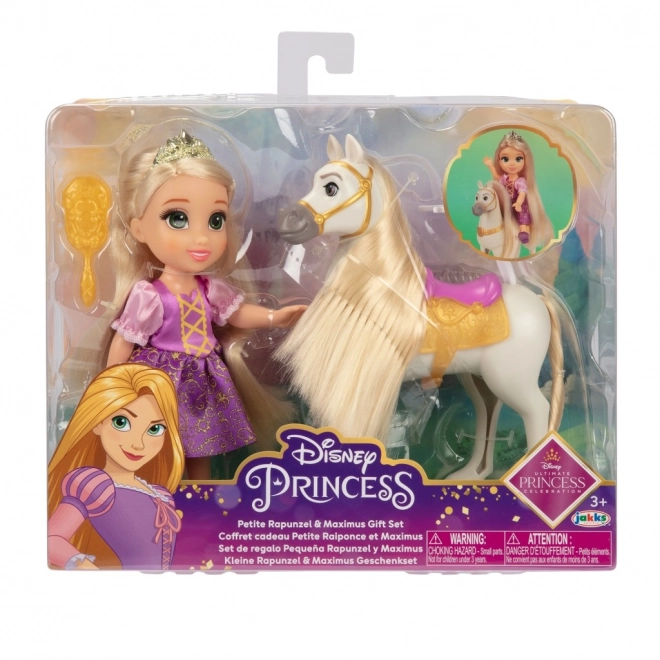 Disney Princess Panenka Locika a kůň Maximus 16 cm