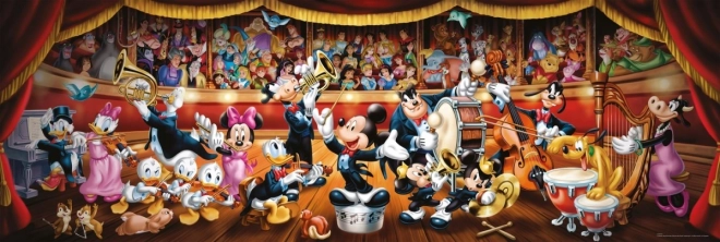 Puzzle 1000 prvků Kolekce Panorama Disney orchestr