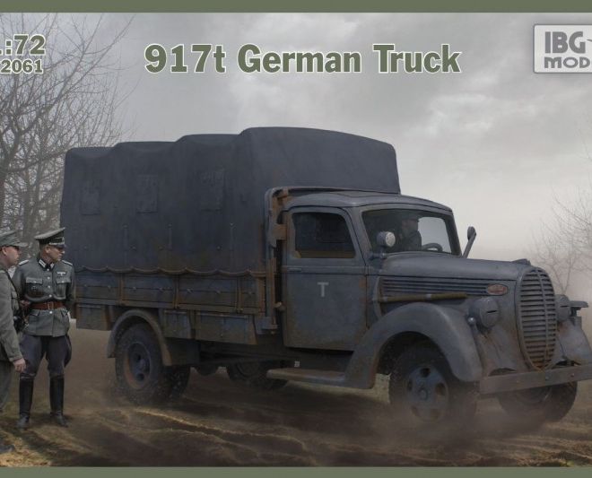 Plastikový model 917t německý nákladní automobil