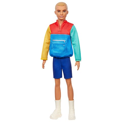 Barbie model Ken - mix – S kaktusovým tričkem